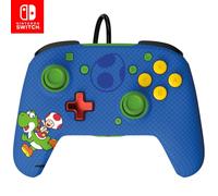PDP Switch Rematch Wired mando TOAD & YOSHI Officially Licensed by Nintendo - Customizable buttons, sticks, triggers, and paddles - Ergonomic mandos