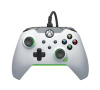 PDP Wired Controller Neon White for Xbox Series X S, Gamepad, Wired Video Game C