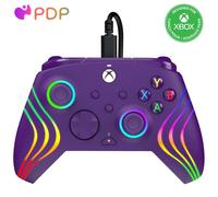 PDP Xbox Mando con cable Afterglow Wave Morado