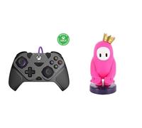 PDP Xbox Victrix Gambit Prime Wired Controller Gray + Cableguys Fall Guys Soporte Mando Móvil Figuras Soporte Compatible Xbox PlayStation Mayoría Mandos Estándar Accesorios Escritorio Setup Gaming