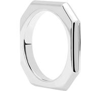 PDPaola Anillo para mujer Signature Link dorado AN01-378, 52, Plata de ley, Sin piedras preciosas