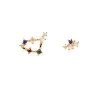 PDPAOLA - Pendientes Capricornio - Plata de Ley 925 Bañada en Oro de 18k - Joyas para Mujer