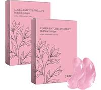 Pdrn & Colágeno Parches para los ojos, Pdrn Parches para los ojos hinchados y las ojeras, Hidratación profunda, Antiarrugas, Colágeno Ojo Antiarrugas (2 Caja)
