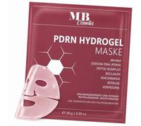 PDRN Máscara de hidrogel con ADN de salmón y colágeno - Mascarilla facial antiedad con complejo de péptidos, niacinamida y algas rojas para un brillo intenso de la piel de cristal - Mascarilla Premium
