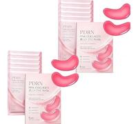 PDRN - Máscara de ojos de gelatina de colágeno rosa, profundamente hidratante, antiarrugas, parches de ojos de hidrogel con colágeno, para ojos hinchados y ojeras, reafirmante para el aspecto de