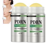 PDRN PDRN - Palillo de renovación de péptidos, bálsamo facial reafirmante para líneas finas, sérum sólido para suavizar la piel con aceite de árbol de té y hazel, cuidado de belleza dirigido en