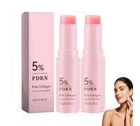 PDRN Pink Colágeno Volume Multi Bálsamo Hidratante de Colágeno, Lápiz Hidratante Antienvejecimiento y Antiarrugas para la cara, labios y cuello, cuidado de la piel contra arrugas líneas finas (2