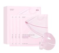 PDRN Pink Collagen Gel Mask,Collagen Mask Overnight Face Mask, Collagen Korean Face Mask for Anti Wrinkle,Deep Hydration, Reduce Fine Line,Aging Facial Sheet Mask (4 Pcs)