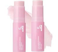 PDRN Pink Collagen Volume Multi Balm Stick,All-in-One Face Moisturizer with Peptides & Volufiline,Hydrating Stick for Lips Eyes Neck,Wrinkle & Hydrating Stick for Face,Lips,Eyes, Neck (2 Pcs)