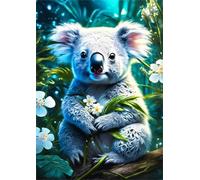 PDSYUCHEN 1000 Piezas ，Colorido Rompecabezass ，Imágenes ，Gifts ，Cute Koalas Abstract Art Poster ，Juguetes Divertidos Y Desafiantes para Toda La Familia - Tz67Kj