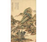 PDSYUCHEN 1000 Piezas ,Difficult Rompecabezas ,Gifts ,Poster ,Chinese Retro Landscapes Painting ,Decoración De Paredes ,Juego De Retos para Adultos - Tz350Kj