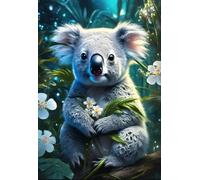 PDSYUCHEN Colour Fun Puzzle - 1000 Piezas - Cute Koalas Art Picture - Pósteres De Juegos Educativos Y Juguetes para Adultos - Juguetes De Desafío para La Diversión Familiar - Jw16Th