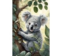 PDSYUCHEN Colour Fun Puzzle - 1000 Piezas - Cute Koalas Art Picture - Pósteres De Juegos Educativos Y Juguetes para Adultos - Juguetes De Desafío para La Diversión Familiar - Jw12Th