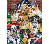 PDSYUCHEN Difficult Puzzle - 1000 Piezas - Colorful - Dogs Playing In The Garden Oil Painting - Juguetes De Juegos Personalizados para Adultos Y Niños Gifts - Jw29Th