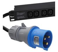 Pdu C13 Enchufes 12 Salidas A 32A Comando Regleta Distribución Unidad Horizontal