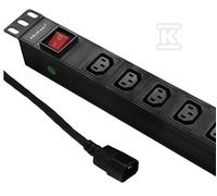 PDU RACK 19" 1U 10A 8xIEC C13 2m 53998