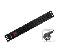 PDU Rack 19" WP WPN-PDU-G05-08 Aluminio 8 Salidas AC C14 2m 250V/3500W