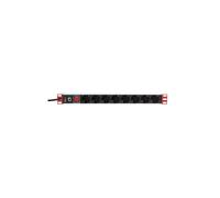 PDU Rack 1U 250V/16A 8x I-CASE STRIP-61UDIT Powerglete