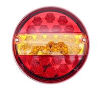 PDURMBUAB Luces Traseras Universales Para Camión, Redondas, Indicadoras De Freno Trasero, Giro, 2 Unidades, 12 V, 24, 20 Parada De Marcha Trasera