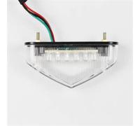 PDURMBUAB Luz De Freno Trasera Para Motocicleta, Accesorios Para, 100 Unidades, 12 V, Indicadores Señal Y Parada, DHL Parada De Marcha Trasera(WHITE)