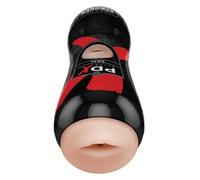 Pipedream Masturbador oral PDX Elite con vibración Light & Black Talla única