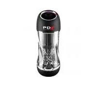 PDX ELITE - MASTURBADOR STROKER VIEWTUBE PRO VIBRADOR TRANSPARENTE