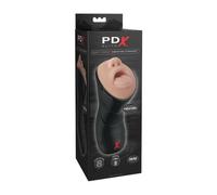 PDX Elite Stroker Realístico Garganta Profunda con Vibración