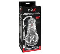 PDX Elite ViewTube Vac XXL Pump See-Thru EZ-Grip Pump Stroker Clear 27,3 cm