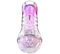 PDX ELITE ViewTube XXL LED - Stroker transparente para hombre, 27,3 cm