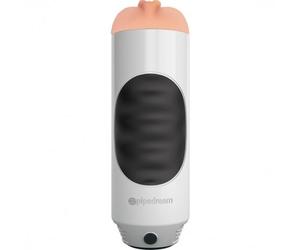 PDX Mega Grip Masturbador Masculino Vagina Blanco