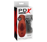 PDX Perfect Pussy Double Stroker, Brown, One Size