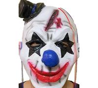 PDXVDP Máscara de Payaso de Halloween, Máscara Joker con pelo, Decoración de terror de Halloween, Decoración Para Accesorio de Disfraz de Cosplay -A