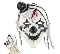 PDXVDP Máscara de Payaso de Halloween, Máscara Joker con pelo, Decoración de terror de Halloween, Decoración Para Accesorio de Disfraz de Cosplay -B