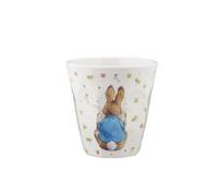 Pe Jour® Taza de melamina de 220 ml, color blanco, diseño de conejo, para picnic y cumpleaños