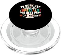 PE Música Arte Especial Profesor Especiales Biblioteca de Computadoras PopSockets PopGrip para MagSafe