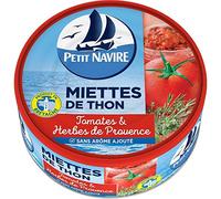 PE NAVIRE - Migas de atún Tomates y Hierbas Provenzales, 160 g, 4 unidades
