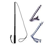 PE Pet Flirt Pole para Perros - de Teaser Interactivo de Metal, Accesorio Duradero | Juguete de Ejercicio al Aire Libre para Perros, Puppy Play | Burn Energy & Boost Agility, par
