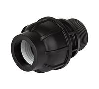 PE rosca para tubería (25 mm x 3/4 pulgadas Ag con DVGW