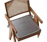 PE Woven Car Seat Pad 40cm Summer Cooling Mesh (gris) | Diseño tejido de flujo de aire, se mantiene fresco en verano, se adapta a sillas de coche y oficina, tamaño de 40 x 40 cm
