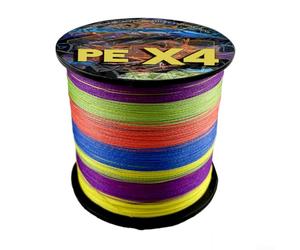 PE X4 para línea trenzada de 100 m para señuelos, pesca, surfcasting, línea principal, alta resistencia, baja memoria, tiempo de retiro, uso en agua salada (4.0)