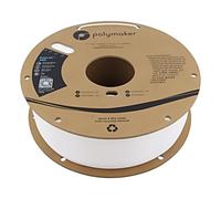 PE01002 Filamento: ABS 1,75mm blanco 245-265°C 1kg Temp.Mesa: 90-100°C POLYMAKER