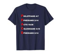 Peace Acrostic - 5 Christian Faith Bible Verse Scriptures Camiseta