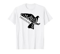 Peace and Freedom Sign That Says Freedom Dove Freedom Saying Camiseta
