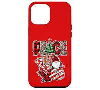 Peace and Love Xmas Elements Graphic Christmas GNOME Women Carcasa para iPhone 12 Pro MAX