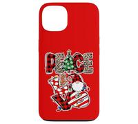 Peace and Love Xmas Elements Graphic Christmas GNOME Women Carcasa para iPhone 13