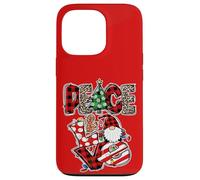 Peace and Love Xmas Elements Graphic Christmas GNOME Women Carcasa para iPhone 13 Pro