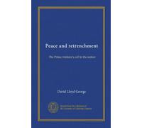 Peace and retrenchment: The Prime minister's call to the nation