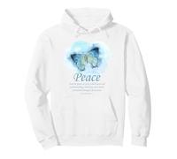 Peace Bible Verse: Women’s Christian Faith Philippians 4:7 Sudadera con Capucha