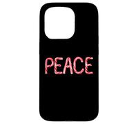Peace - Christian Faith Candy Cane Red & White Christmas Carcasa para iPhone 15 Pro