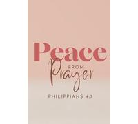 Peace from Prayer SOAP method journal for daily bible reading and application 6x9in 100 colored pages
